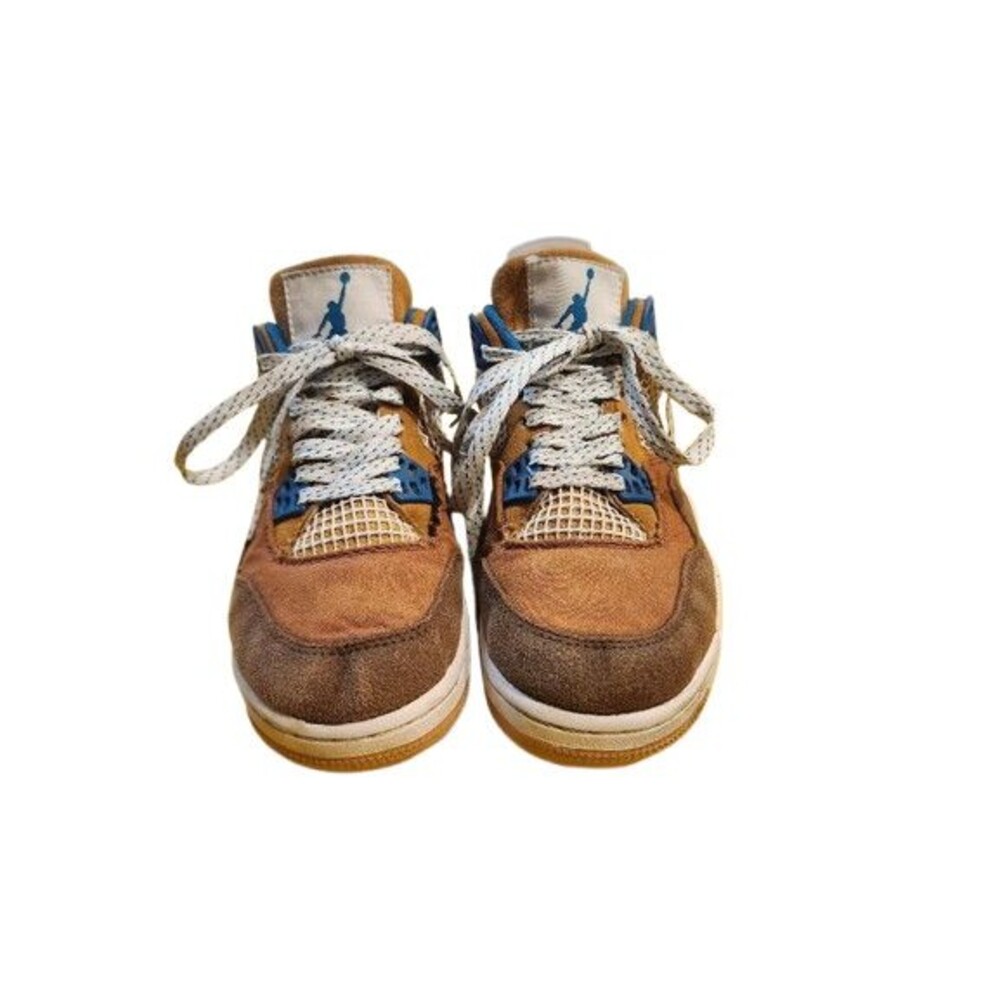 Air Jordan 4 Retro GS Cacao Wow Brown Teal FB2214-200 Sneakers  Size 6.5